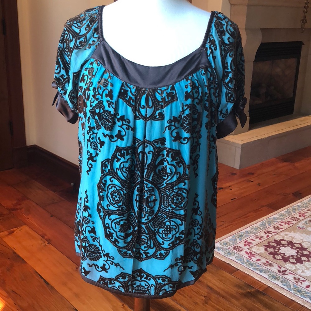 Hale Bob Patterned Blouse